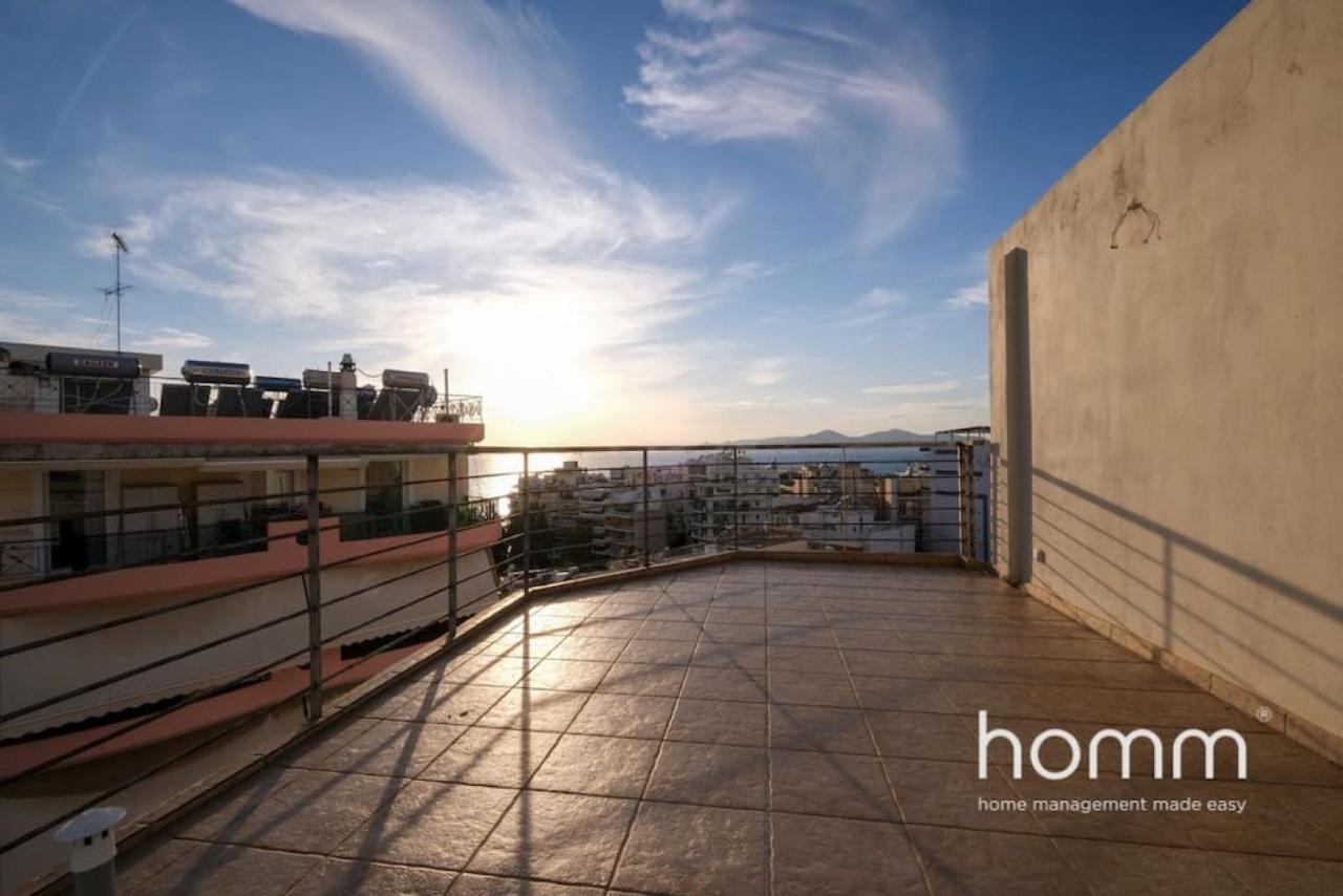 Piraeus Homm Apartment In Kazanova Str Sea View Zewnętrze zdjęcie